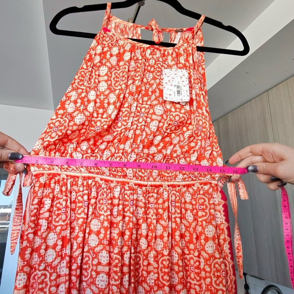 NWT Free People Mid Summers Day Tunic Dress - Cayenne Combo - M - Picture 12 of 13